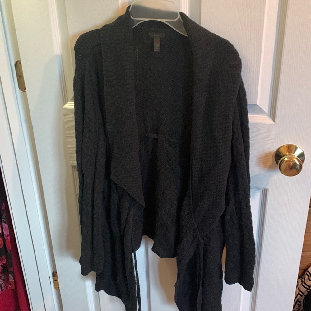 Soma Long sleeve black cardigan. Size XL.